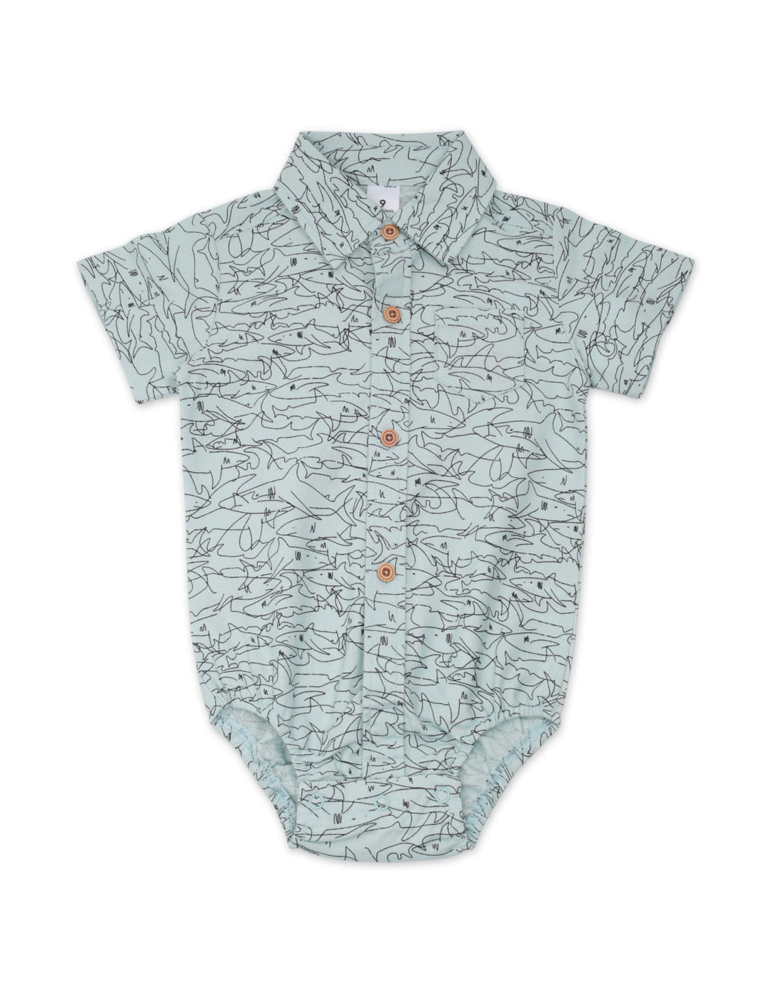 Infant Boy Bodysuit with Shorts Bowtie Set Shark Print at Zubaidas Best Online Baby and Kids Store in  Pakistan