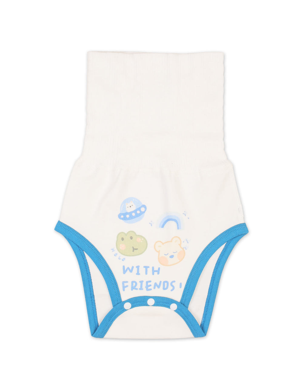 Infant Boy High Waist Diaper Pants Pack of 2 Elephant Blue at Zubaidas Official Pakistan
