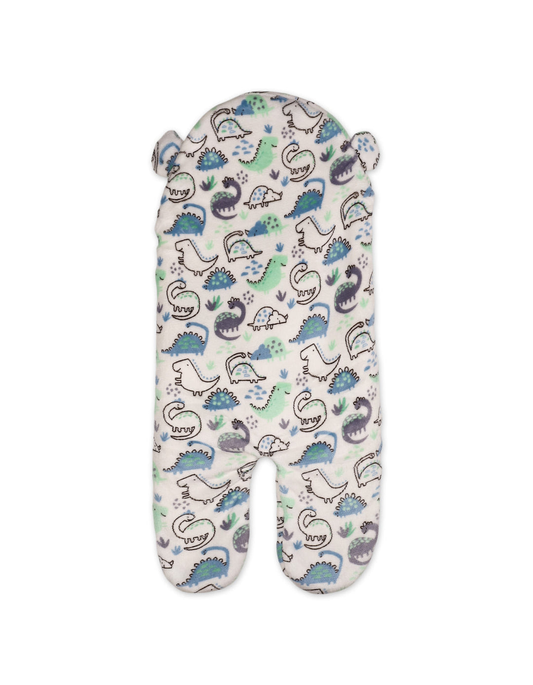 Infant Boy Hooded Swaddle Dino Blue and White at Zubaidas Official Pakistan