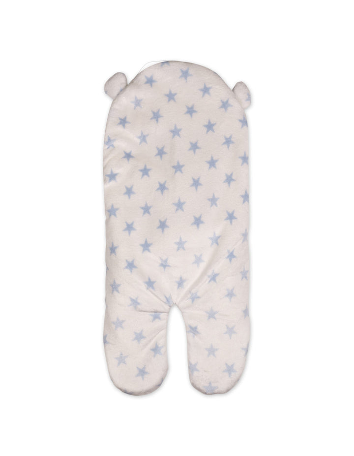 Infant Boy Hooded Swaddle Star Blue and White at Zubaidas Online Pakistan
