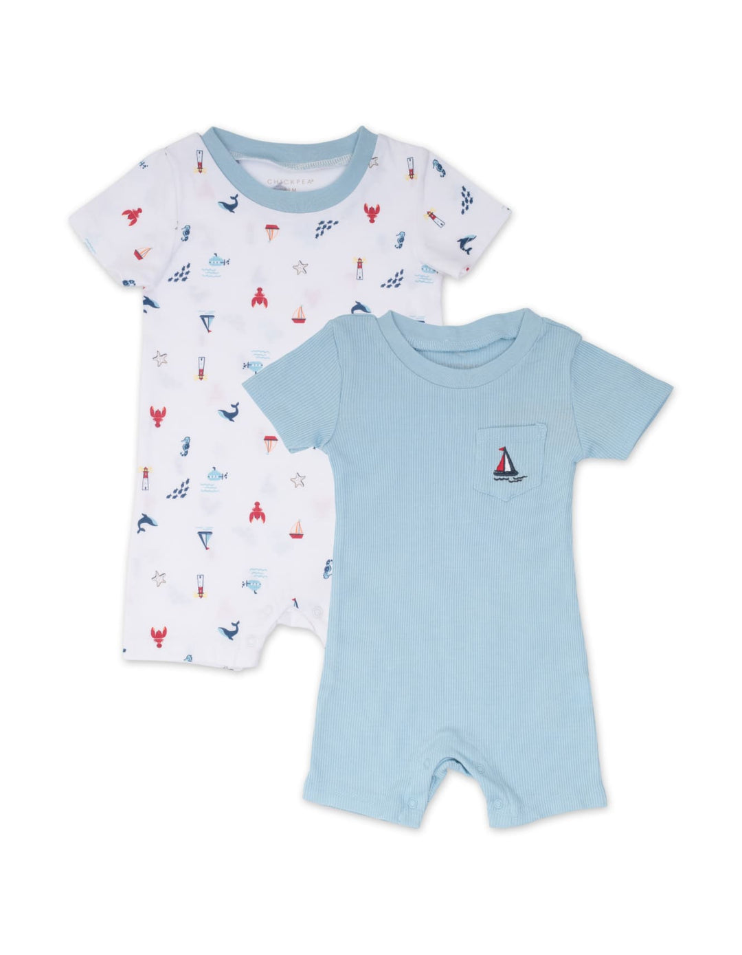 Infant Boy Jumpsuits Pack of 2 Nautical Adventure at Zubaidas