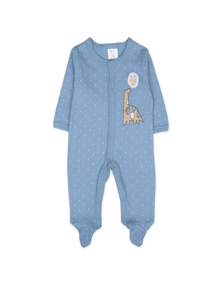 Infant Boy Sleepsuit Pack of 3 Dino and Rainbow Print at Zubaidas Official Pakistan