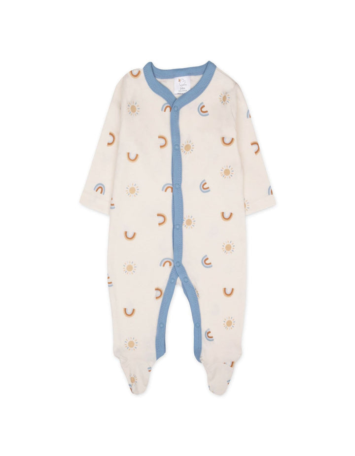 Infant Boy Sleepsuit Pack of 3 Dino and Rainbow Print at Zubaidas Best Online Baby and Kids Shop in Pakistan