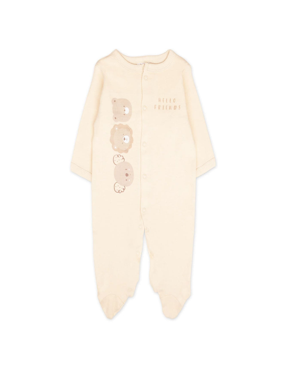 Infant Boy Sleepsuit Pack of 3 Hello Friends at Zubaidas Official Pakistan