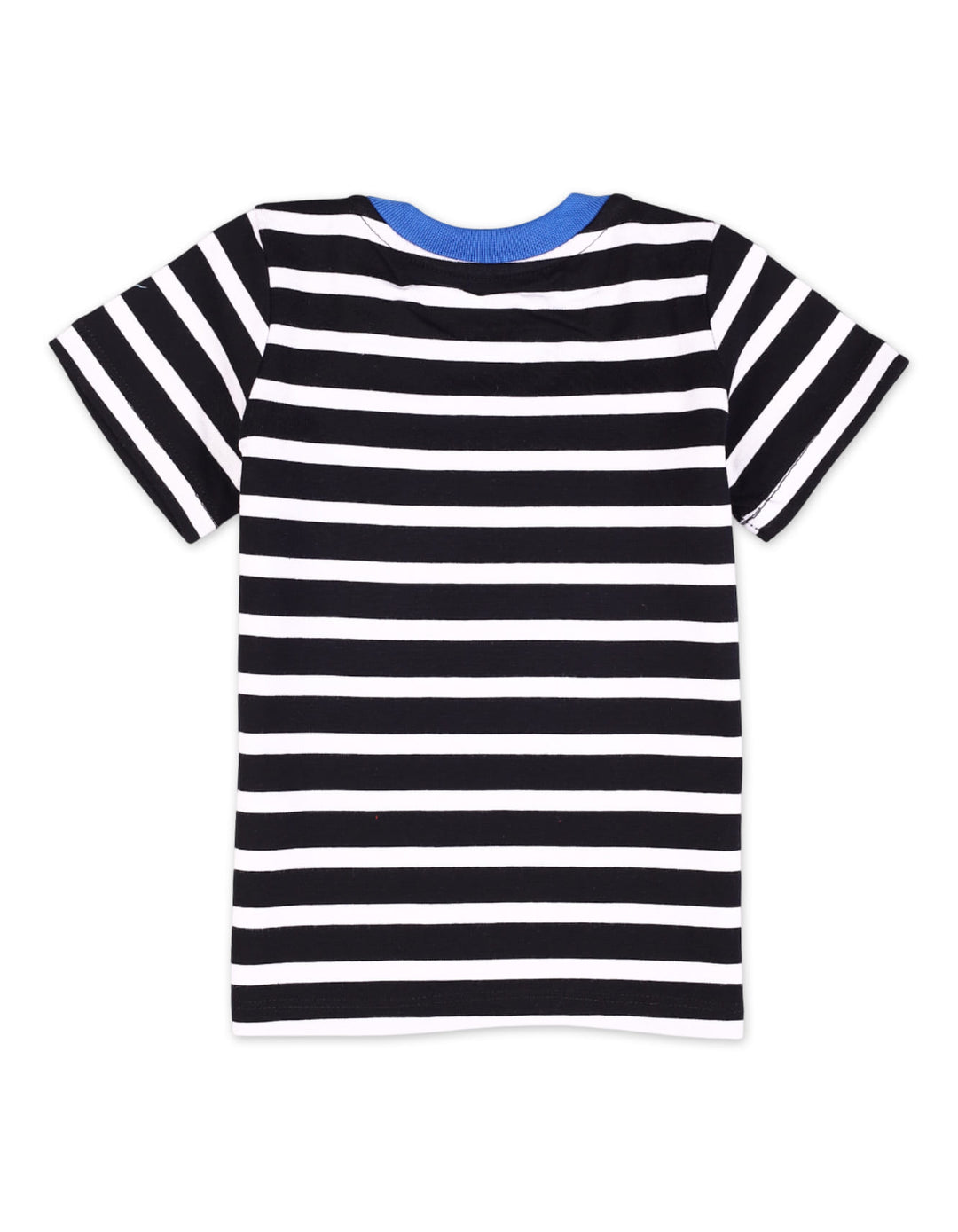 Infant Boy Summer T Shirt Bambies Striped Black at Zubaidas Online Pakistan