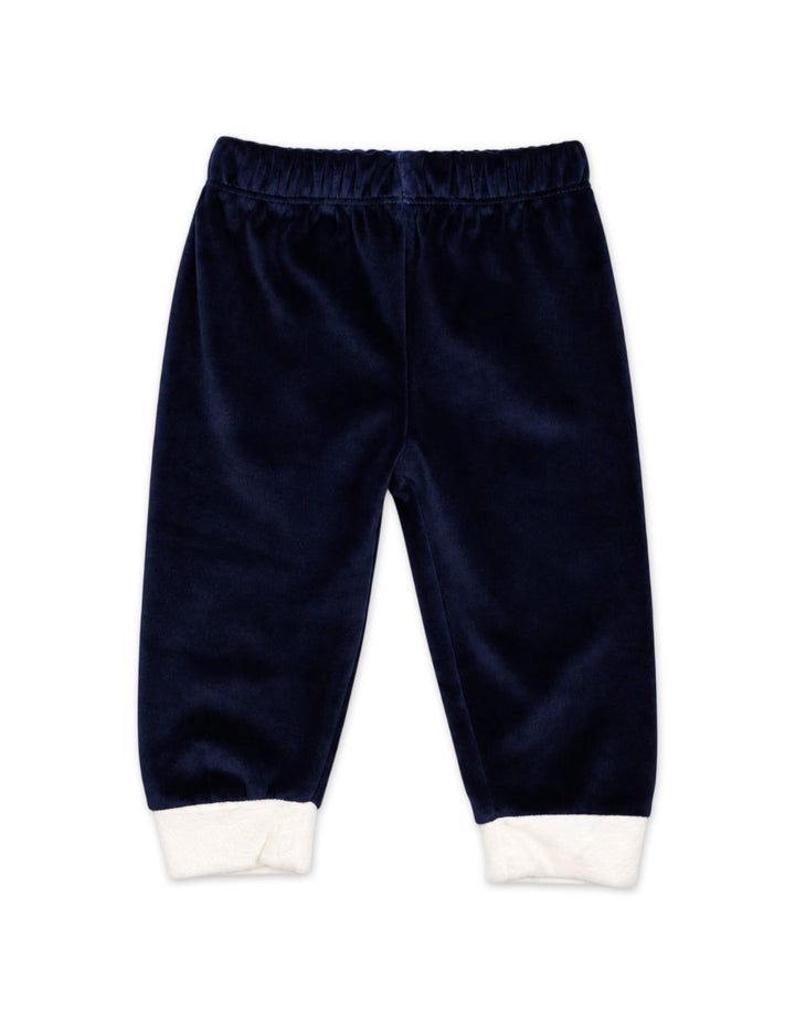 Infant Boy Winter 2 Pcs Suit Set Elephant Navy Blue and White at Zubaidas Best Online Baby and Kids Store in Pakistan