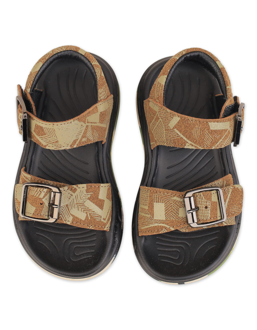 Infant Boys and Boys Casual Sandals Dark Brown at Zubaidas