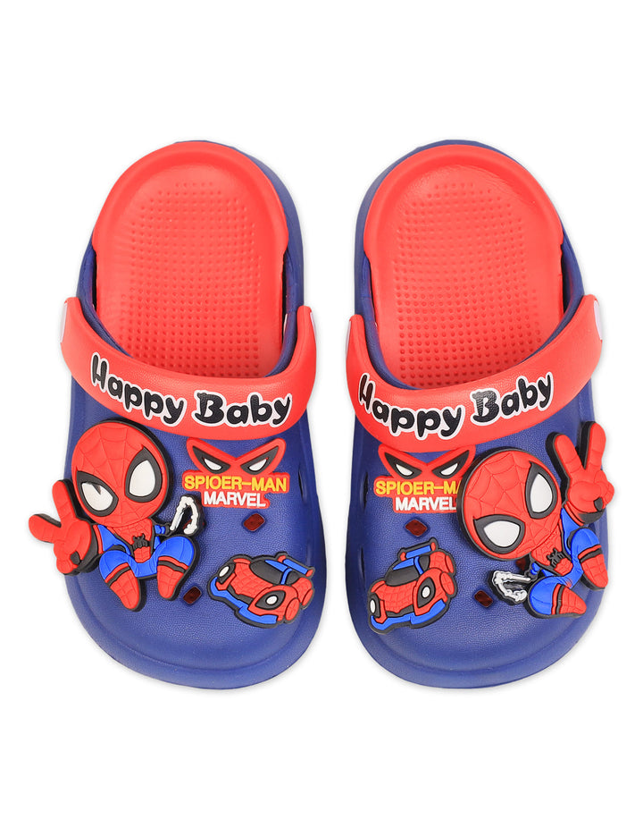 Infant Boys and Boys Crocs Marvel Spiderman Navy Blue at Zubaidas