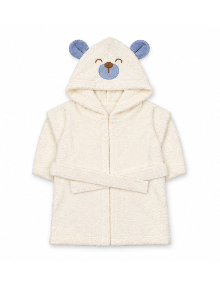 Infant Boys Bath Towel Gift Set 4 Pcs Bear White at Zubaidas Official Pakistan