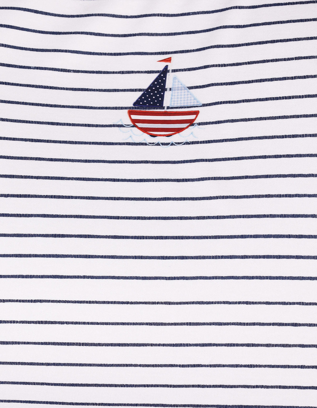 Infant Boys Changing Sheet Bambies Ocean Stripes Navy Blue at Zubaidas Official Pakistan
