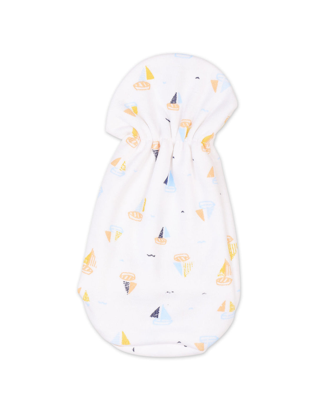 Infant Boys Feeder Cover Bambies Ocean Ships Printed White at Zubaidas