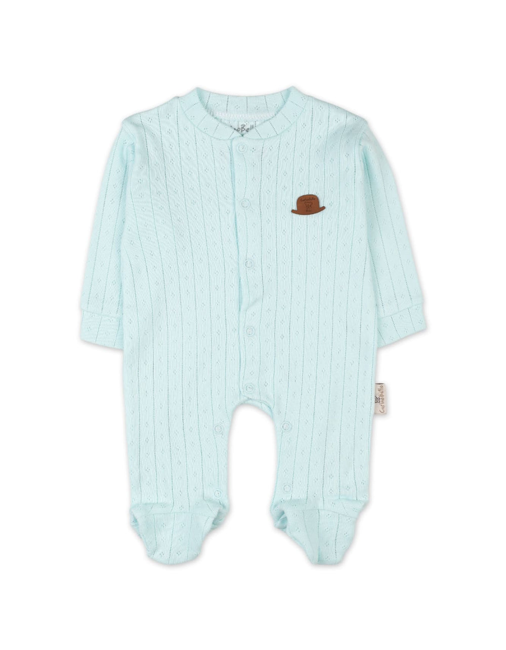 Newborn Boys Romper with Cap Blue Premium Turkish Collection at Zubaidas Official Pakistan