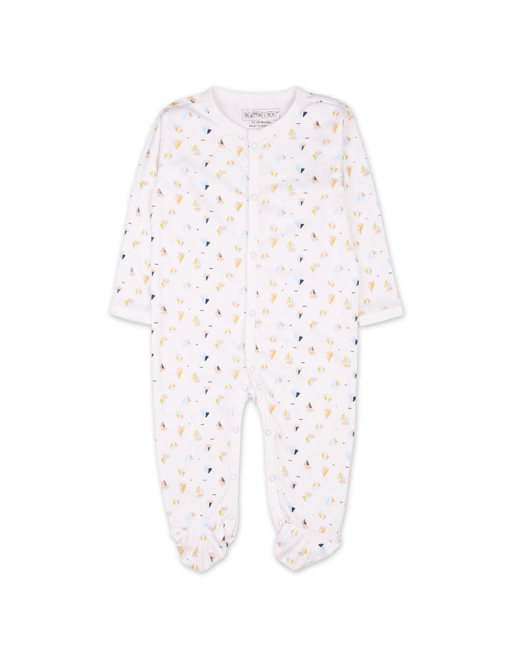 Infant Boys Sleepsuit Pack of 3 Bambies Ocean at Zubaidas Official Pakistan