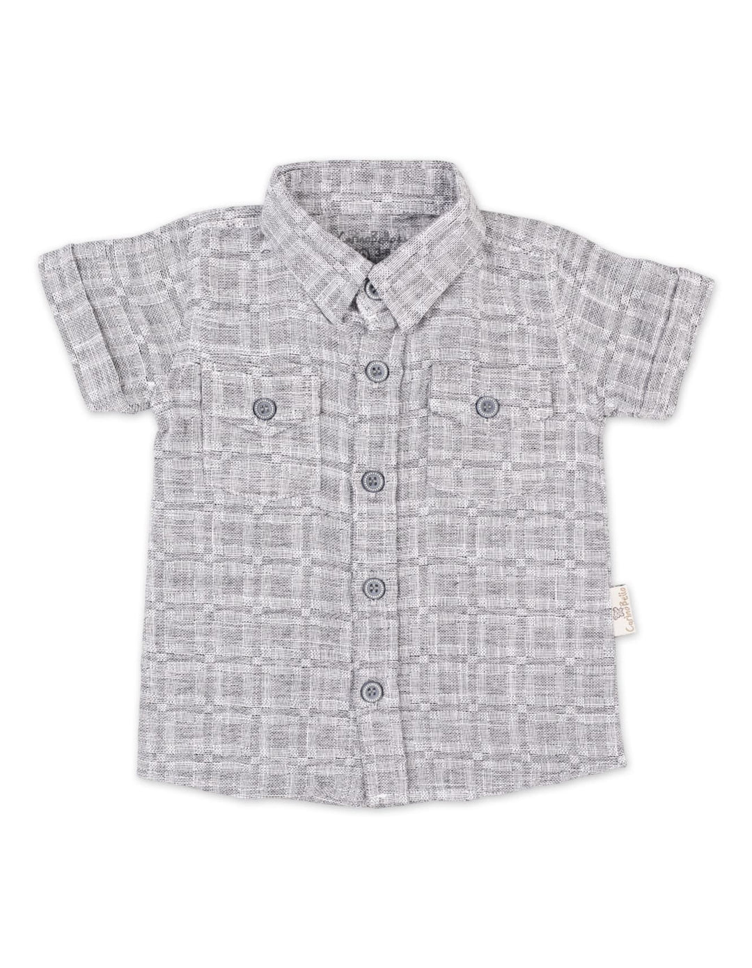 Infant Boys Summer Suits Light Grey Navy Premium Turkish Collection at Zubaidas Official Pakistan