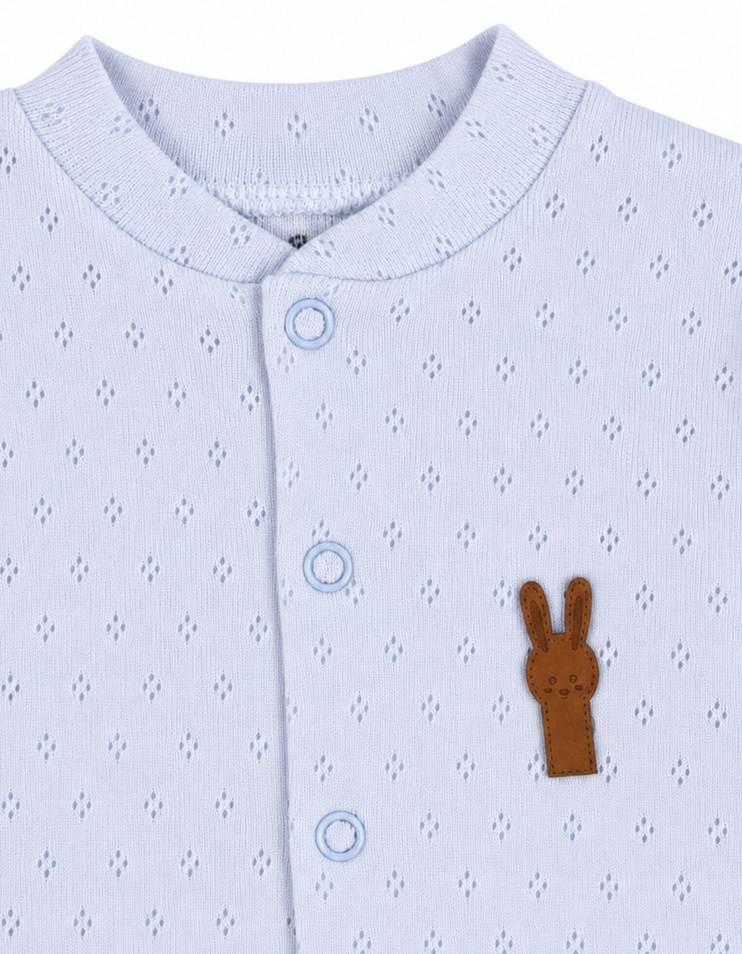 Infant Boys Winter Romper with Cap Light Blue at Zubaidas Pakistan