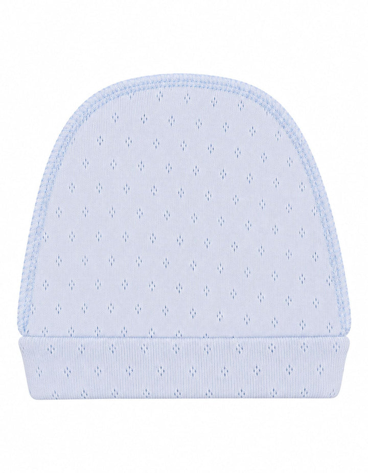 Infant Boys Winter Romper with Cap Light Blue at Zubaidas Online Pakistan