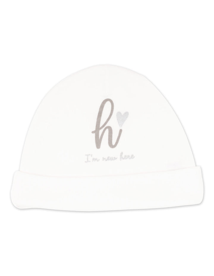 Infant Cap Pack of 3 I'm New Here at Zubaidas Official Pakistan