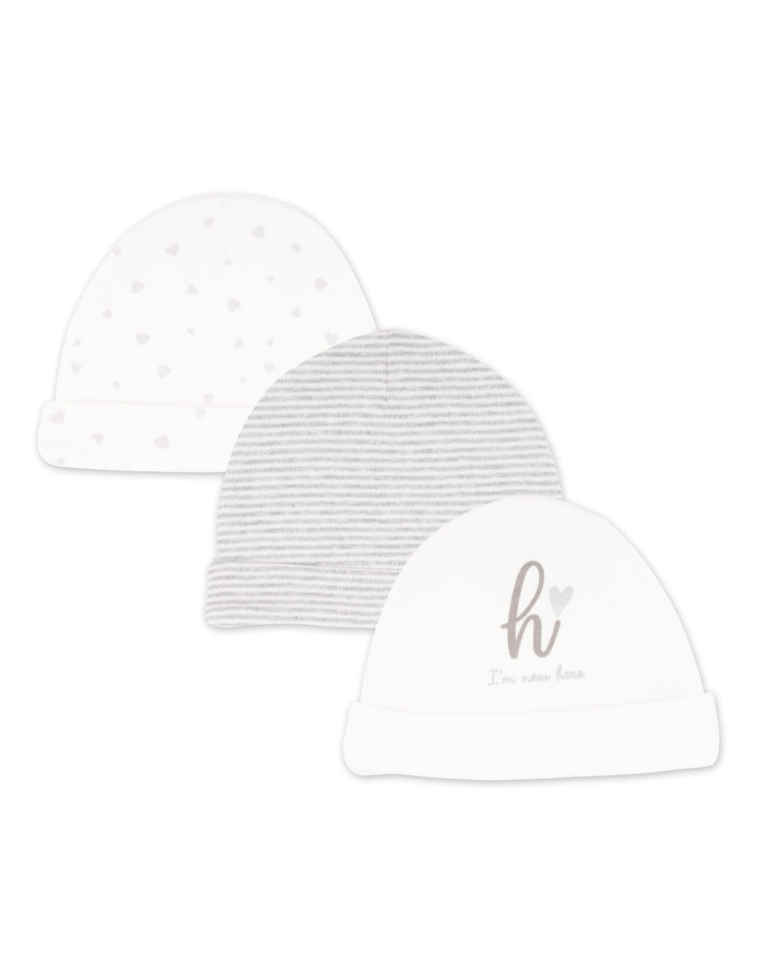 Infant Cap Pack of 3 I'm New Here at Zubaidas