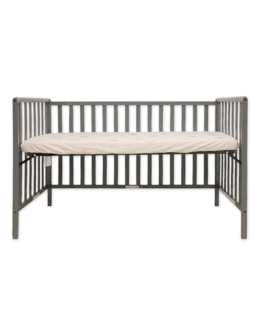 Infant Cot Fitted Sheet Minimalist Grey Dots at Zubaidas Official Pakistan