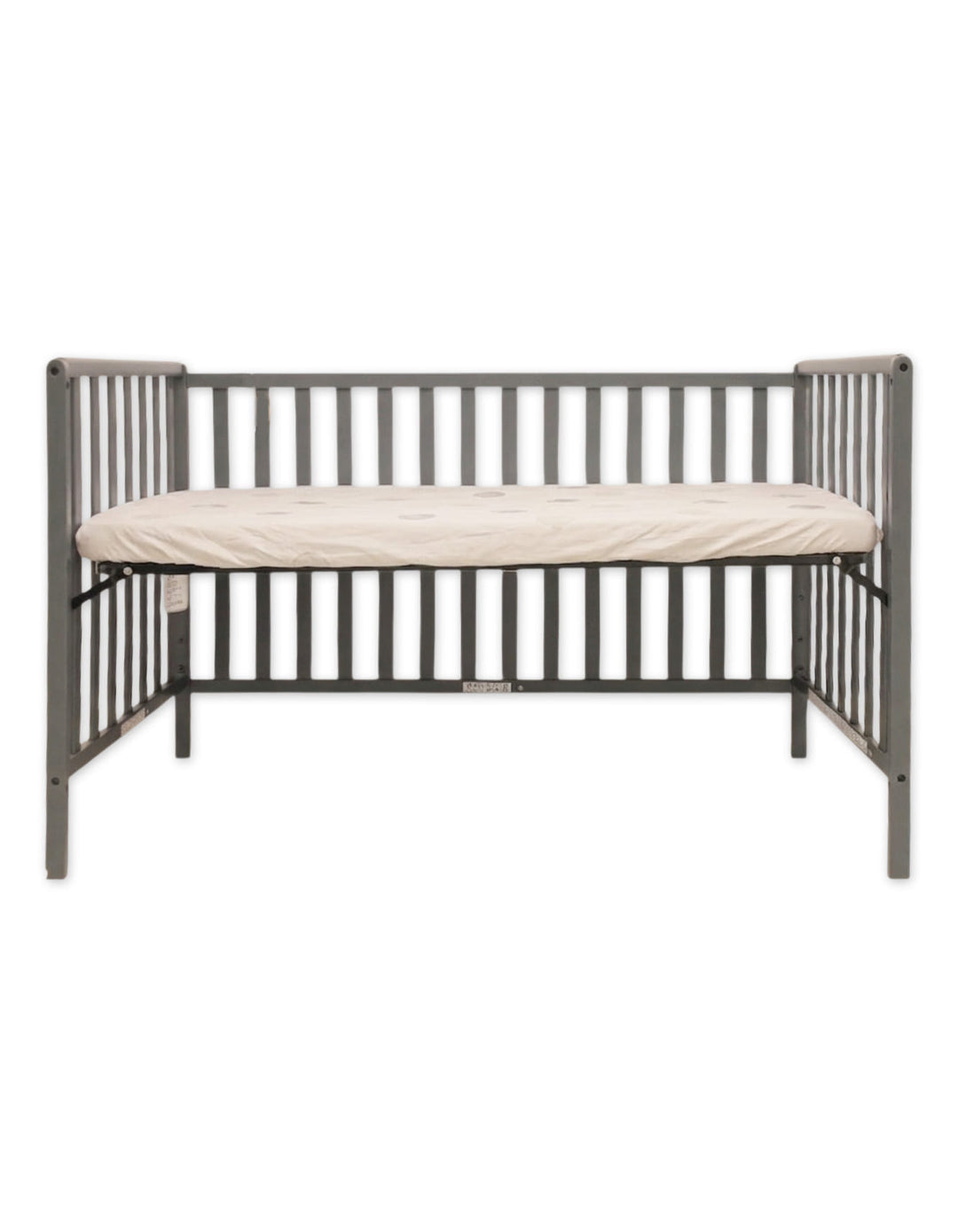 Infant Cot Fitted Sheet Minimalist Grey Dots at Zubaidas Official Pakistan