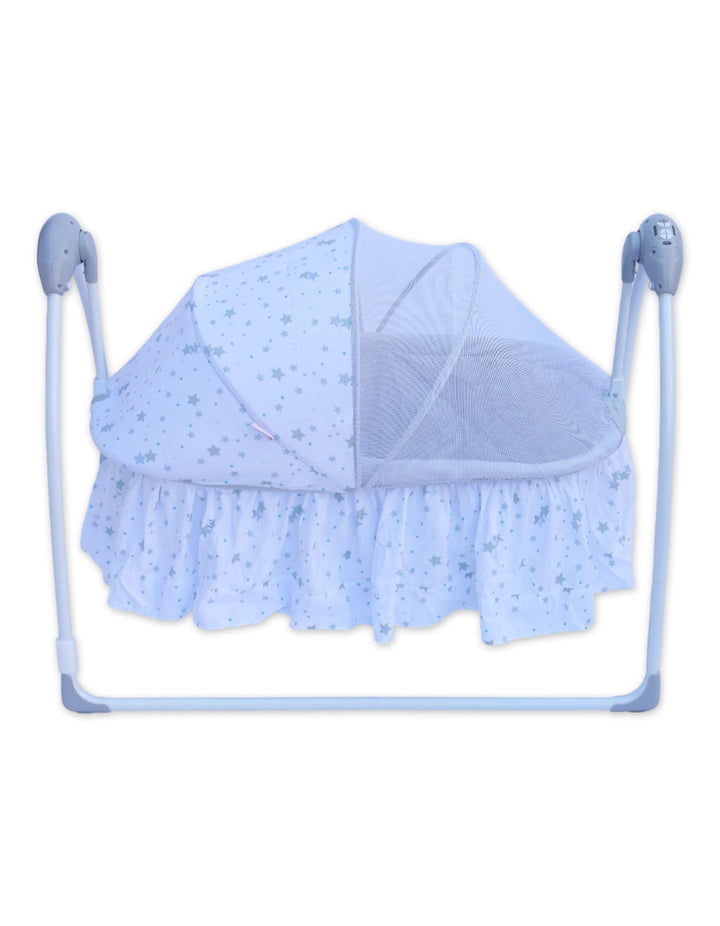 Infant Electric Foldable Bassinet Swings Bambies Grey BM-SW-010 at Zubaidas - Pakistan's No 1 and most trusted Baby and Kids Store serving Parents for over 50 years