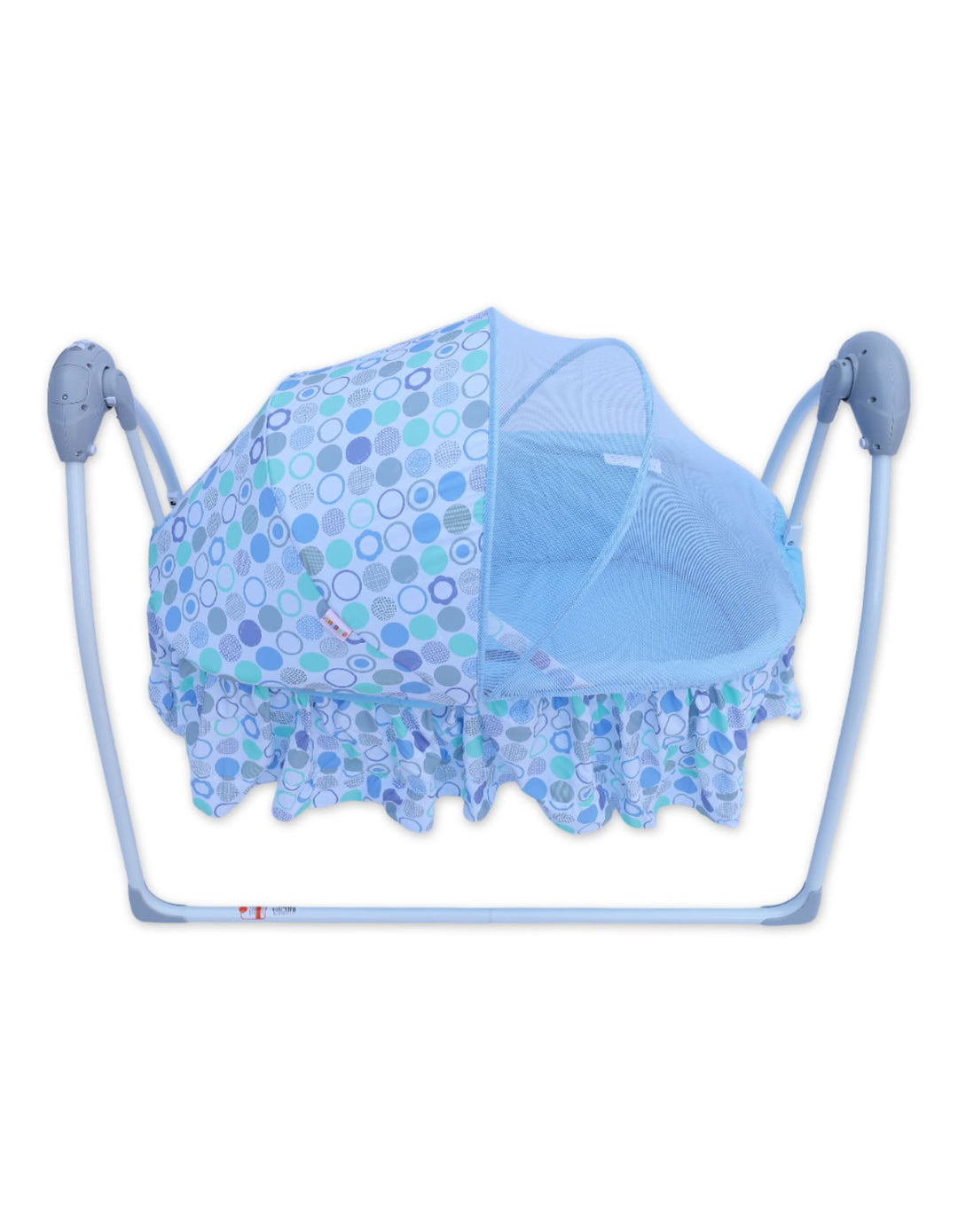 Infant Electric Foldable Bassinet Swings Bambies Blue BM-SW-011 at Zubaidas - Pakistan's No 1 and most trusted Baby and Kids Store serving Parents for over 50 years