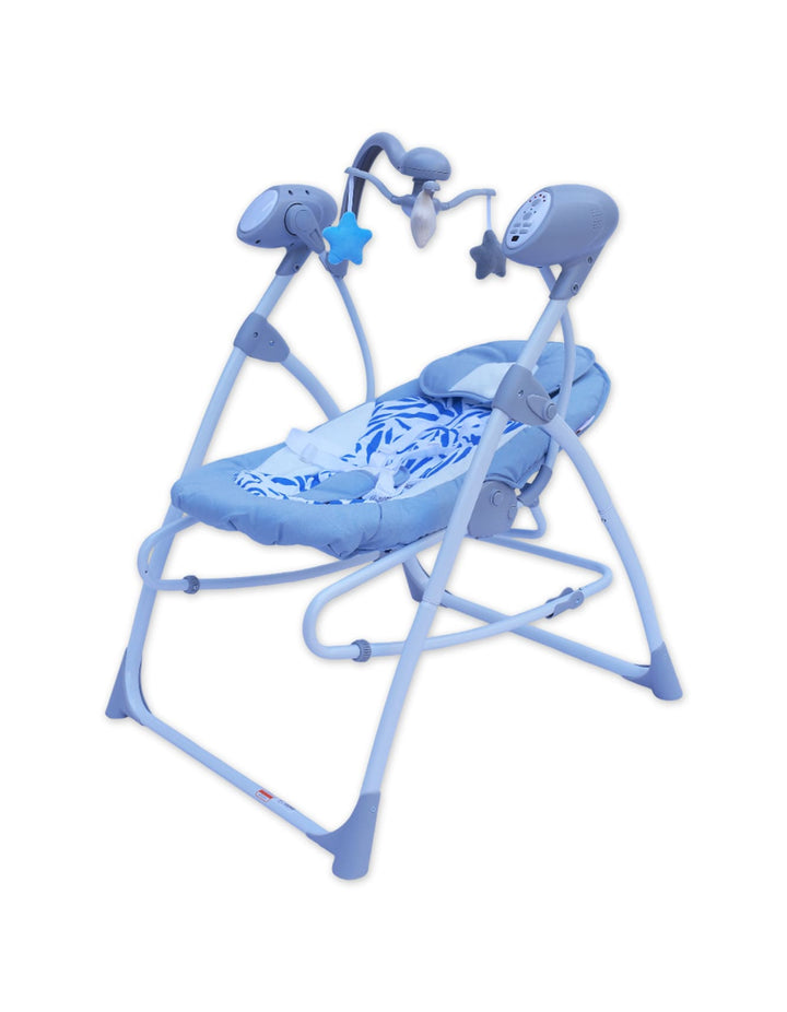 Infant Electric Foldable Swing and Rocker Bambies Blue BM-SW-007 at Zubaidas Official Pakistan 