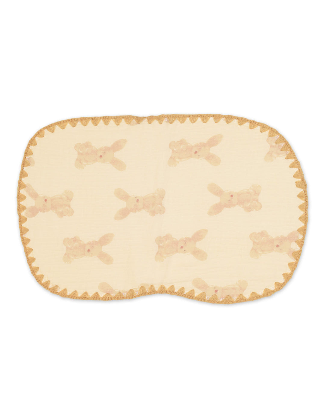 Baby Flat Pillow Rabbit Beige at Zubaidas