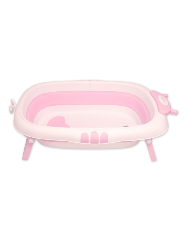 Infant Foldable Bath Tub Bambies Pink BB-BC-004 at Zubaidas Official Pakistan