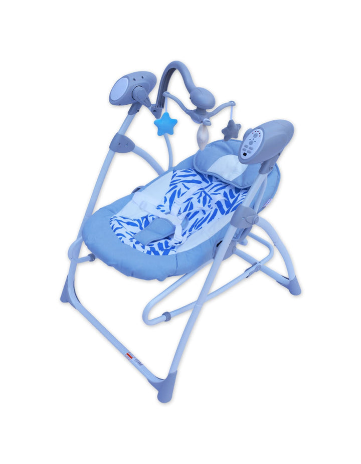 Infant Foldable Electric Swing and Rocker Bambies Blue BM-SW-007 at Zubaidas Official Online Babyshop Pakistan