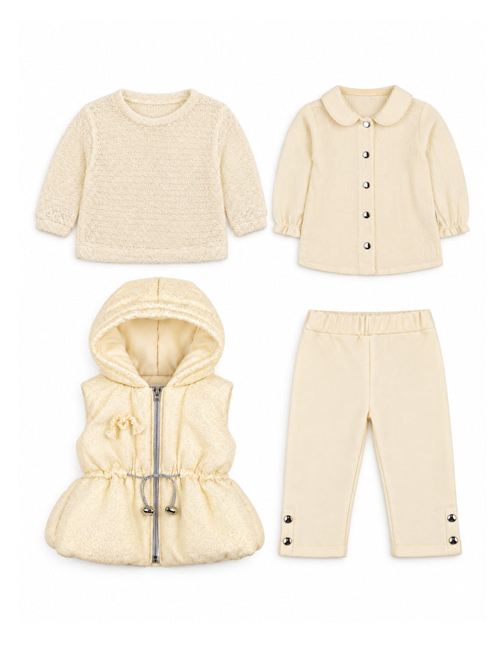 Infant Girl 4 Piece Winter Outfit at Zubaidas