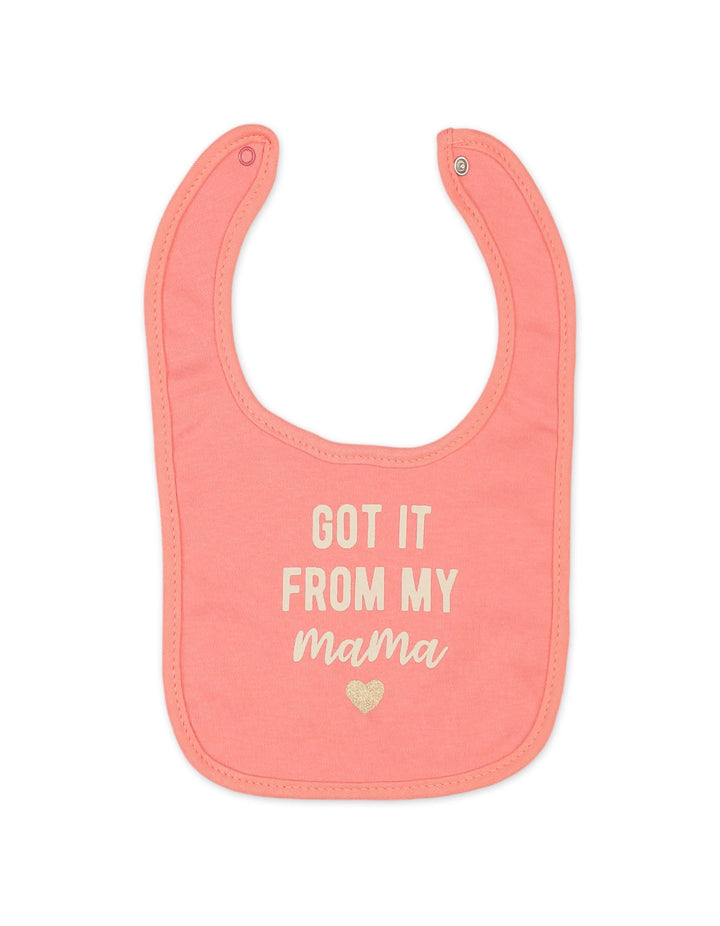Infant Girl 5 Piece Bibs Set Mama's Mini at Zubaidas Best Online Baby Store in Pakistan