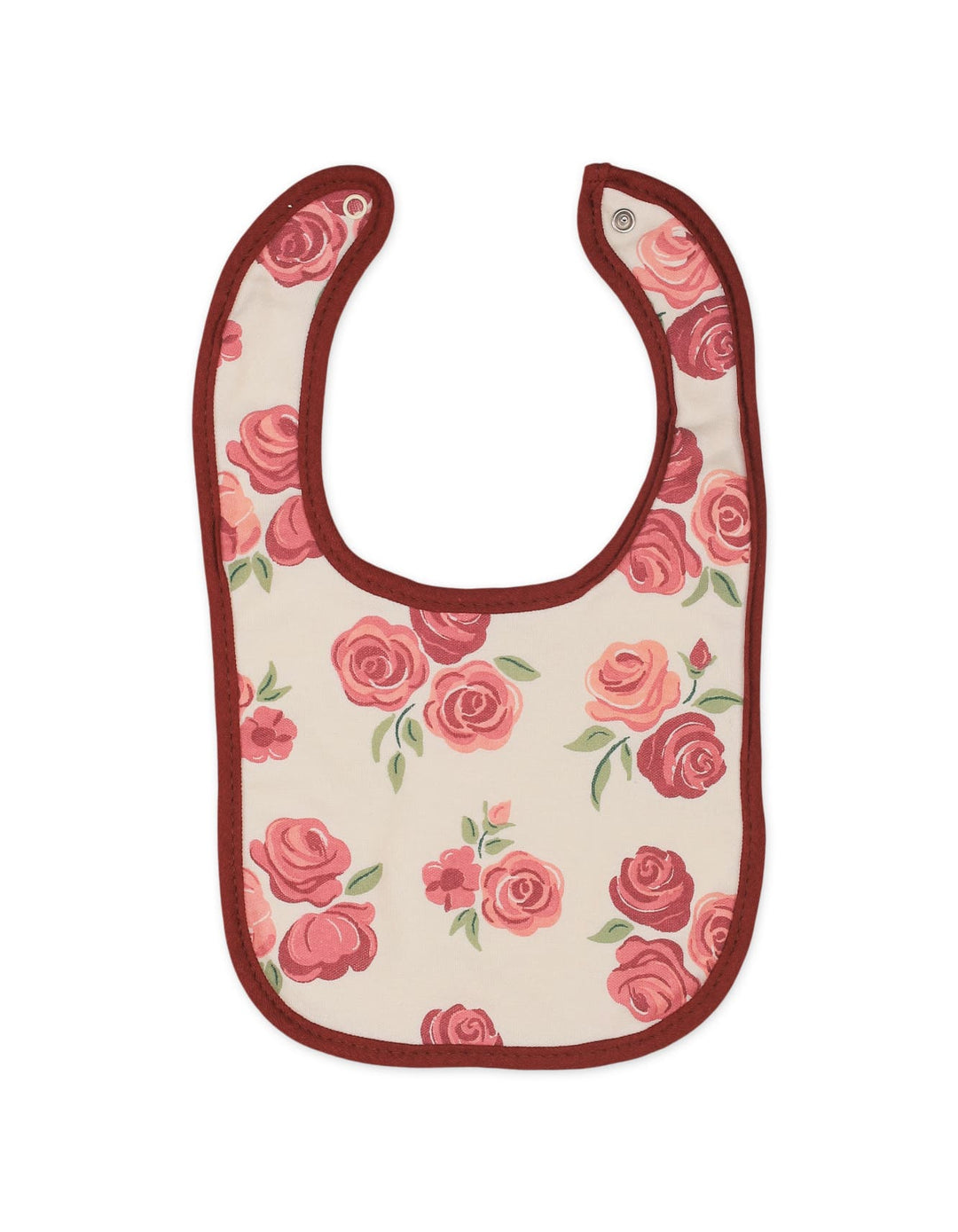 Infant Girl 6 Pcs Bibs and Knot Caps Set Floral at Zubaidas Best Online Baby Store in Pakistan