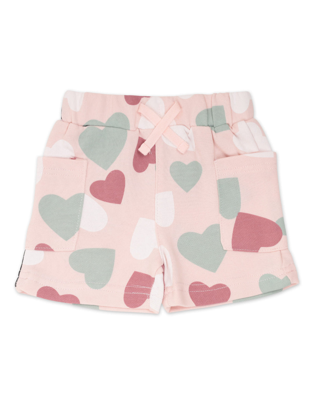 Infant Girl and Girl Summer 3 Pieces Suit Set Heart Print at Zubaidas Best Baby and Kids Store in Pakistan