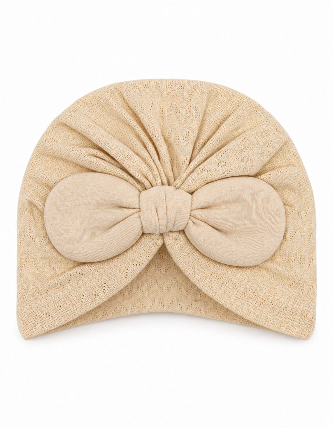 Infant Girl Cap Bow Beige at Zubaidas Official Pakistan