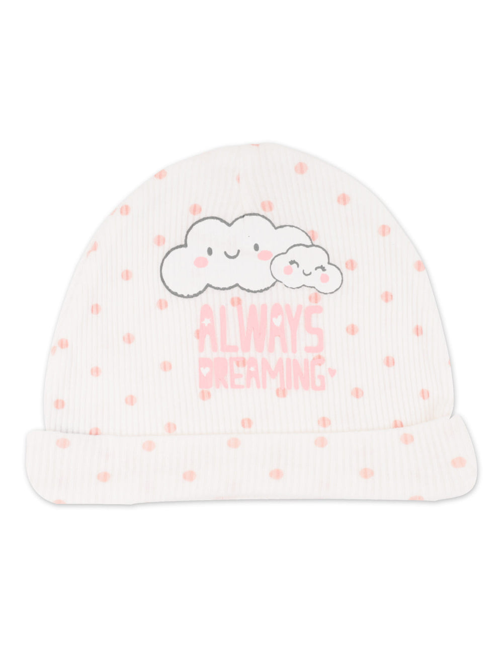 Infant Girl Cap Pack of 3 Always Dream Pink at Zubaidas Official Pakistan
