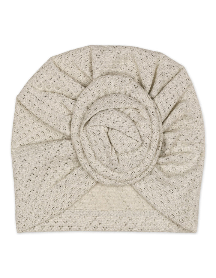 Infant Girl Cap Rosette Green at Zubaidas
