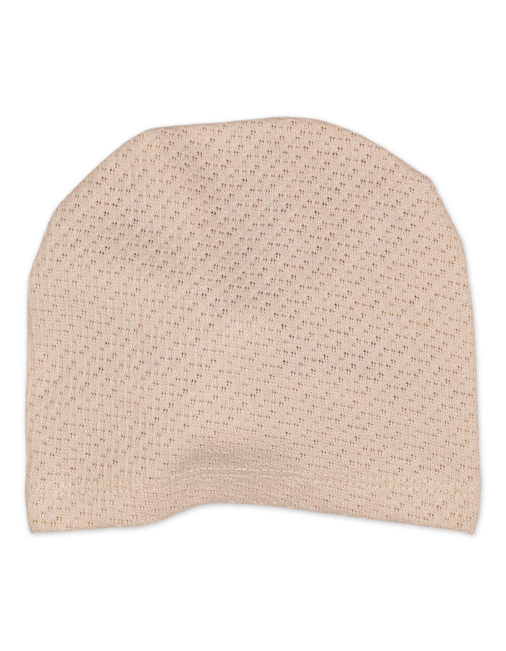 Infant Girl Cap Rosette Knitted Turban Beige at Zubaidas Official Pakistan