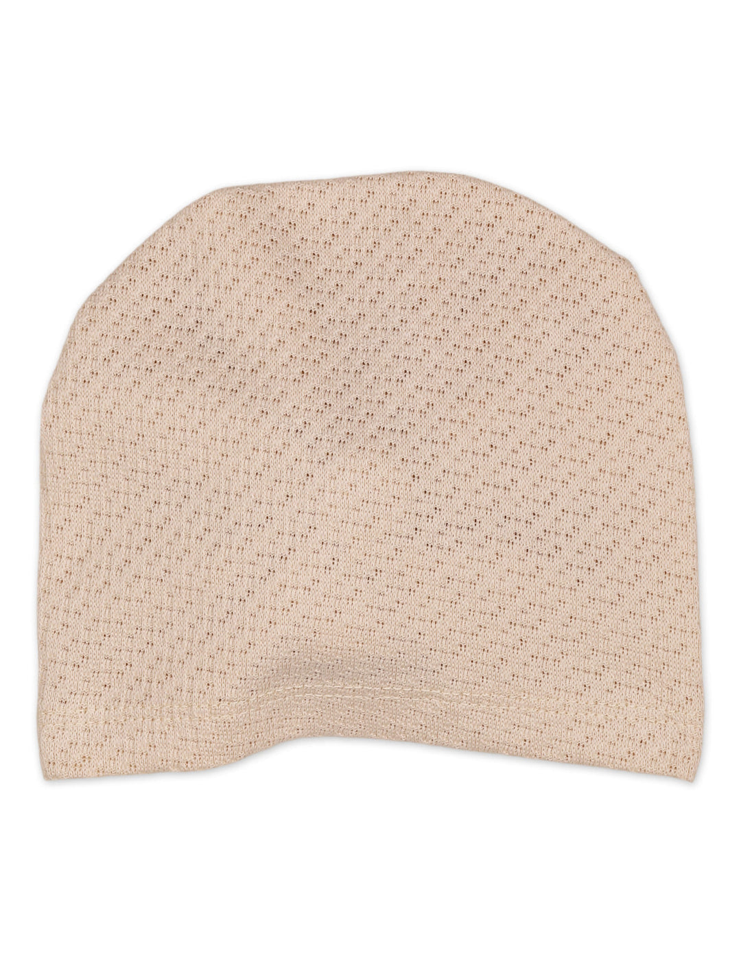 Infant Girl Cap Rosette Knitted Turban Beige at Zubaidas Official Pakistan