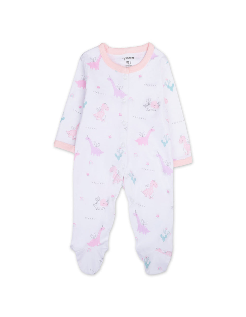 Infant Girl Gift Set 5 Pcs Dino Theme Pink at Zubaidas Official Pakistan