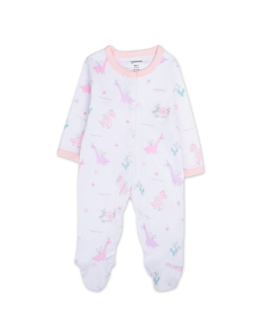 Infant Girl Gift Set 5 Pcs Dino Theme Pink at Zubaidas Official Pakistan