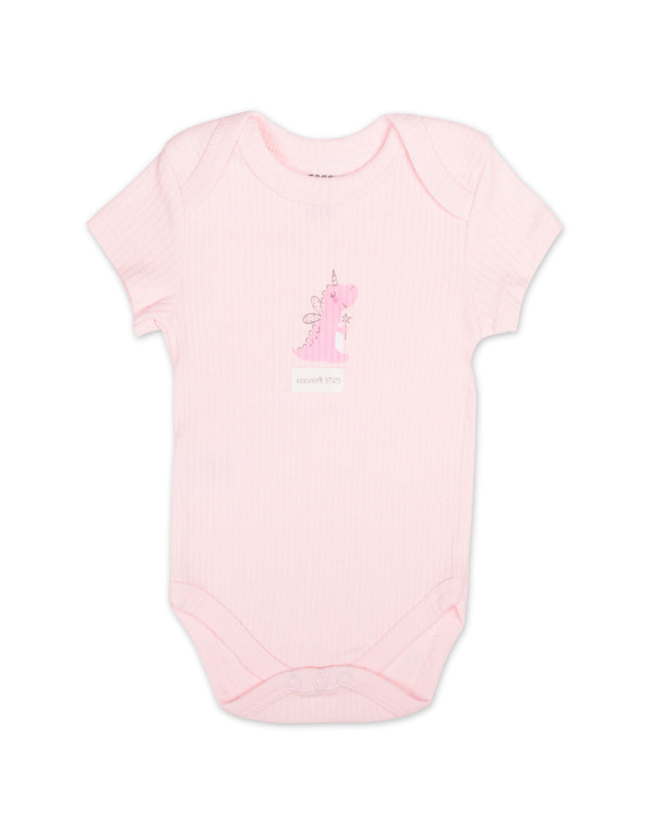 Infant Girl Gift Set 5 Pcs Dino Theme Pink at Zubaidas Online Pakistan