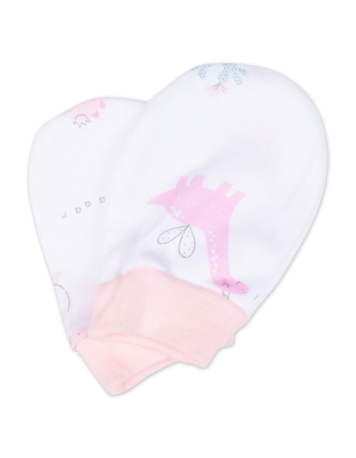 Infant Girl Gift Set 5 Pcs Dino Theme Pink at Zubaidas Best Online Baby and Kids Store in Pakistan