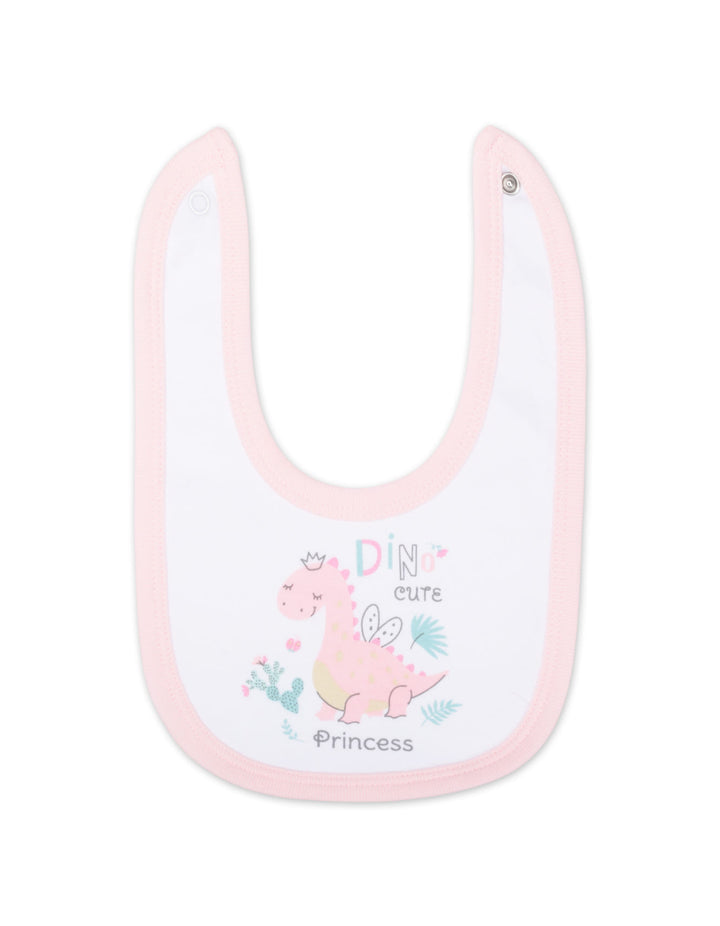 Infant Girl Gift Set 5 Pcs Dino Theme Pink at Zubaidas Best Online Baby and Kids Shop in Pakistan