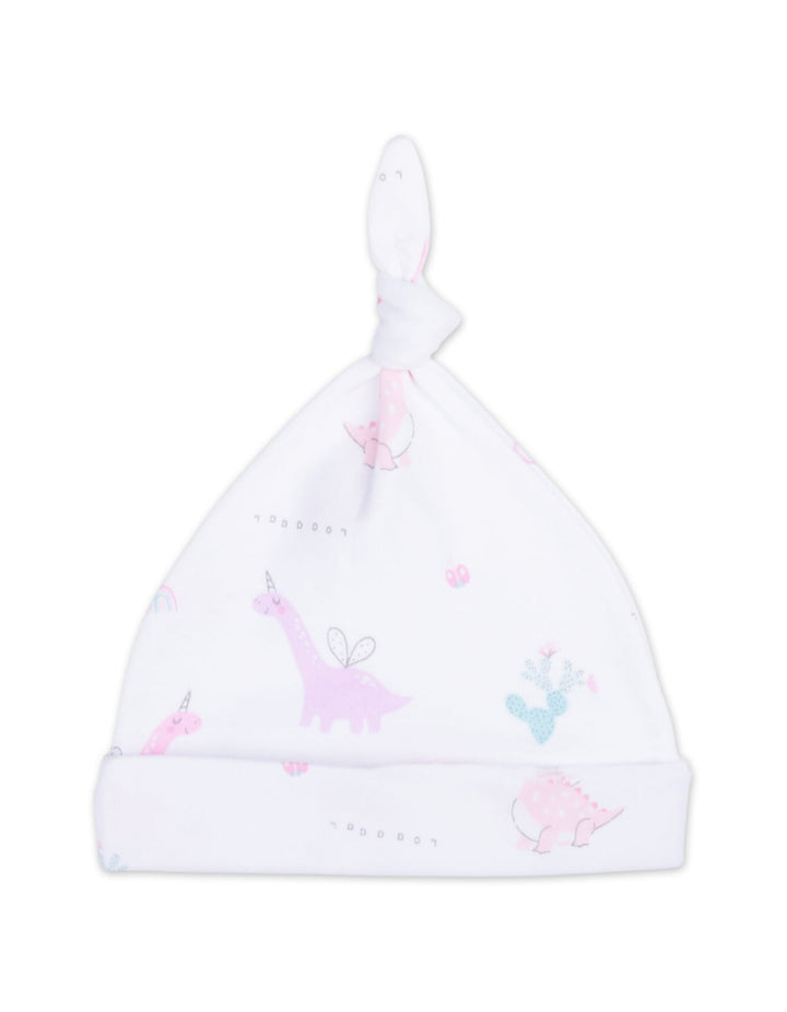 Infant Girl Gift Set 5 Pcs Dino Theme Pink at Zubaidas Best Baby and Kids Store in Pakistan