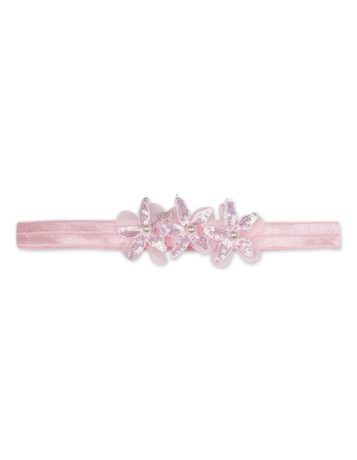 Infant Girl Headband and Socks Set Floral Pink at Zubaidas Online Pakistan