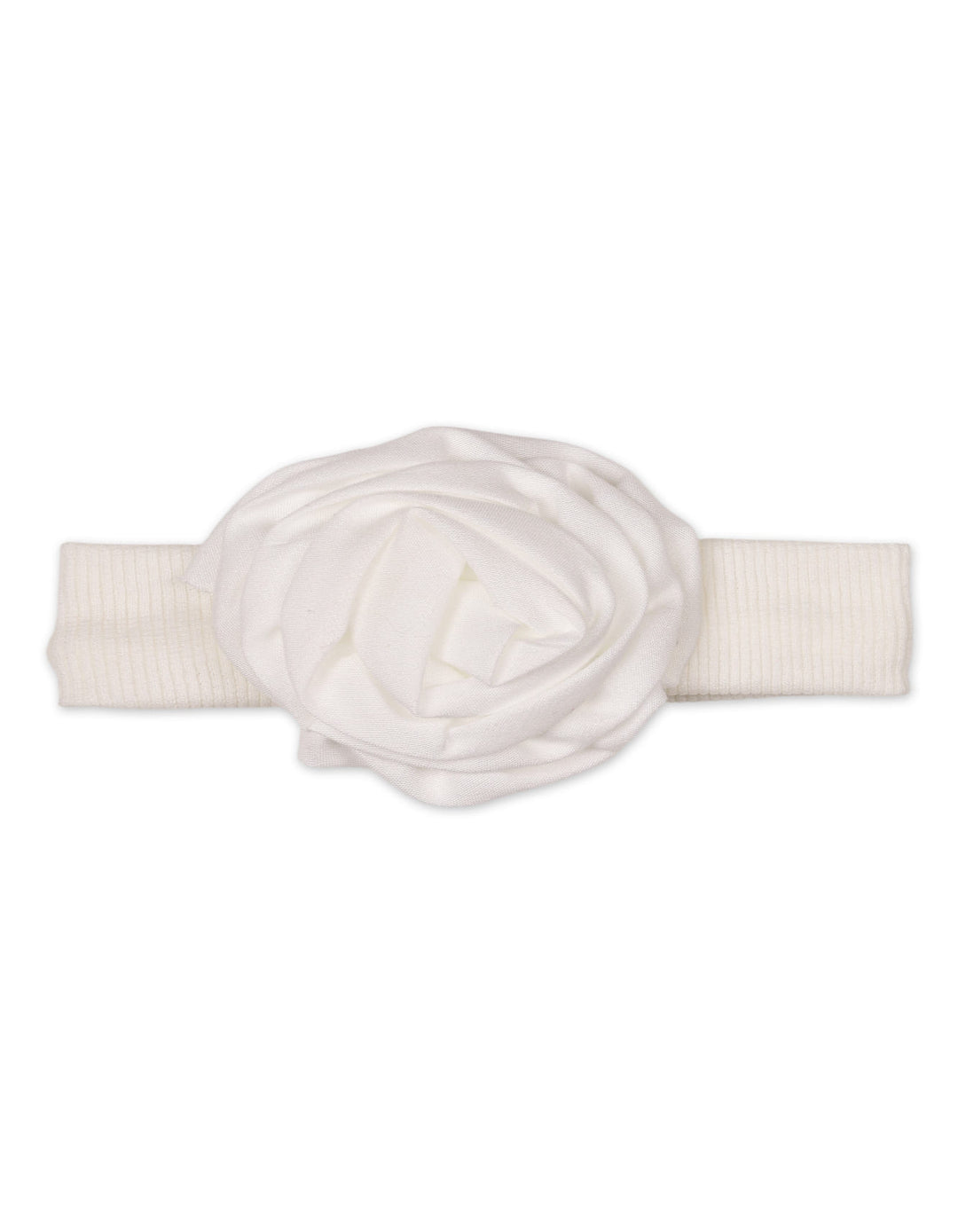 Infant Girl Headband Rosette White at Zubaidas