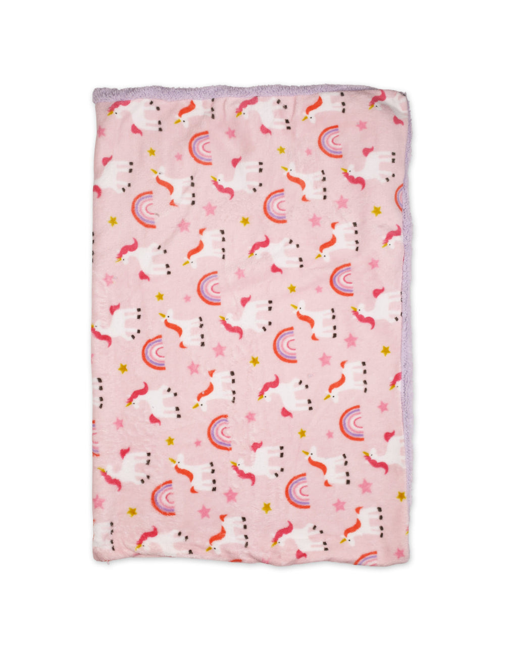 Infant Girl Hooded Swaddle Blanket Unicorn Pink and Purple at Zubaidas Official Pakistan