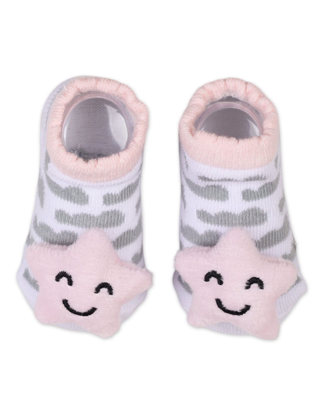 Infant Girl Rattle Booties and Wristband Bambies Star at Zubaidas Official Pakistan