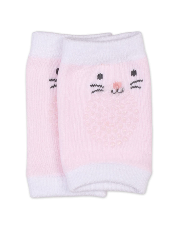 Infant Girl Socks and Knee Pads Set Bunny Print Pink at Zubaidas Online Pakistan